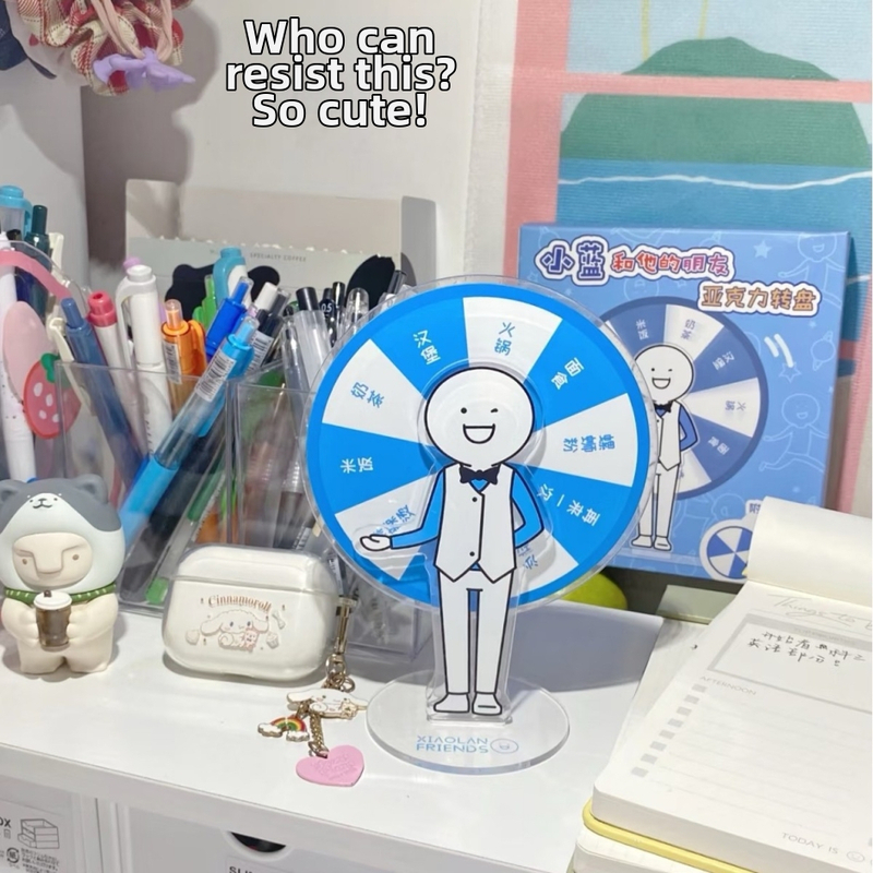 DIY darček: akrylový otočný prívesok – chibi anime postava