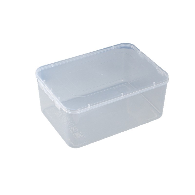 Prozirna PP kutija za pohranu s poklopcem, 3100 ml, velika kapaciteta za kuhinju i hladnjak