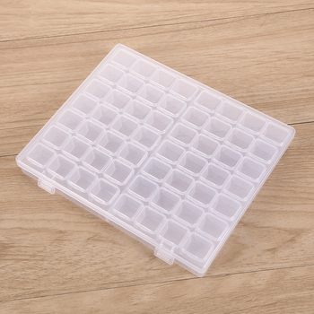 Kutija za manikuru s 56 pretinaca za dijamantnu sliku – plastični organizator