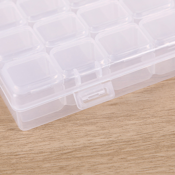 Kutija za manikuru s 56 pretinaca za dijamantnu sliku – plastični organizator