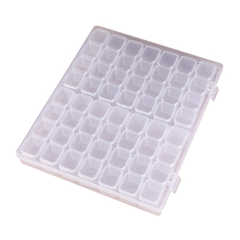Kutija za manikuru s 56 pretinaca za dijamantnu sliku – plastični organizator