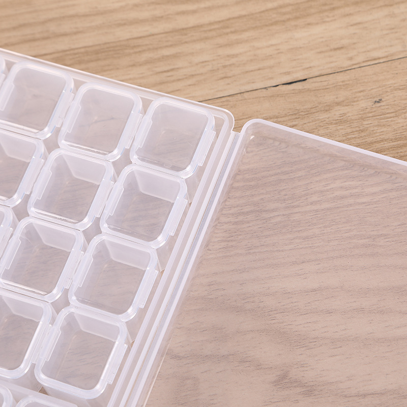 Kutija za manikuru s 56 pretinaca za dijamantnu sliku – plastični organizator