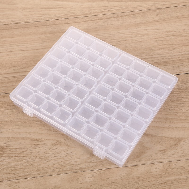Kutija za manikuru s 56 pretinaca za dijamantnu sliku – plastični organizator