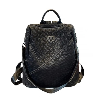 Ruksak od prave kože, unisex, za 14-inčni laptop, kapacitet 36–55 L, urbano-minimalistički stil, korejski stil.