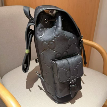 Ruksak od prave kože za muškarce i žene, 14-inčni laptop, multifunkcionalni putni i planinski ruksak, dnevni ruksak, kapacitet 36–55 L