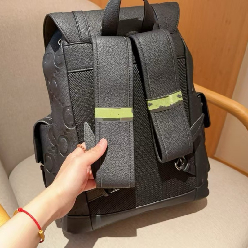 Ruksak od prave kože za muškarce i žene, 14-inčni laptop, multifunkcionalni putni i planinski ruksak, dnevni ruksak, kapacitet 36–55 L