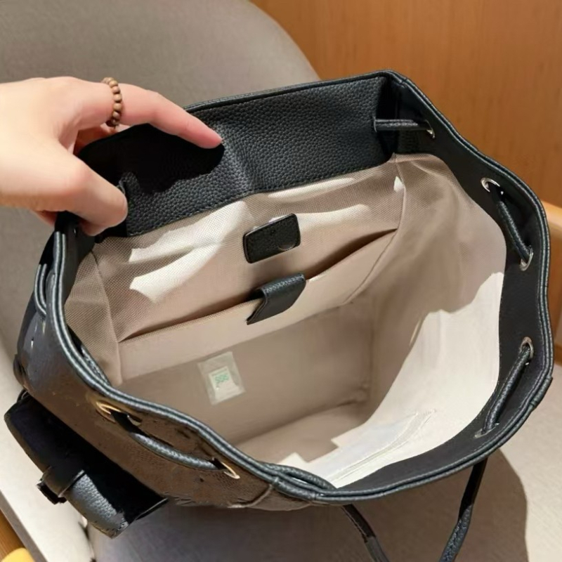 Ruksak od prave kože za muškarce i žene, 14-inčni laptop, multifunkcionalni putni i planinski ruksak, dnevni ruksak, kapacitet 36–55 L