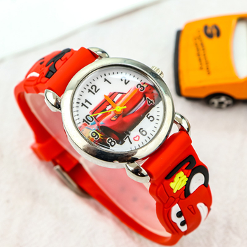 Dječji sat s 3D dizajnom trkaćeg automobila, kvarcni mehanizam, za dječake i djevojčice