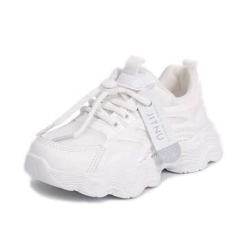 Dječje tenisice za trčanje, 2025 proleće-jesen, prozračni gornji PU+ mreža, unisex, casual dad stil tenisice