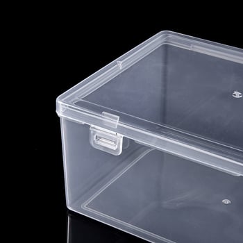 PP plastična kutija za pohranu s poklopcem — organizator za vijke, alat, perle i sitne predmete