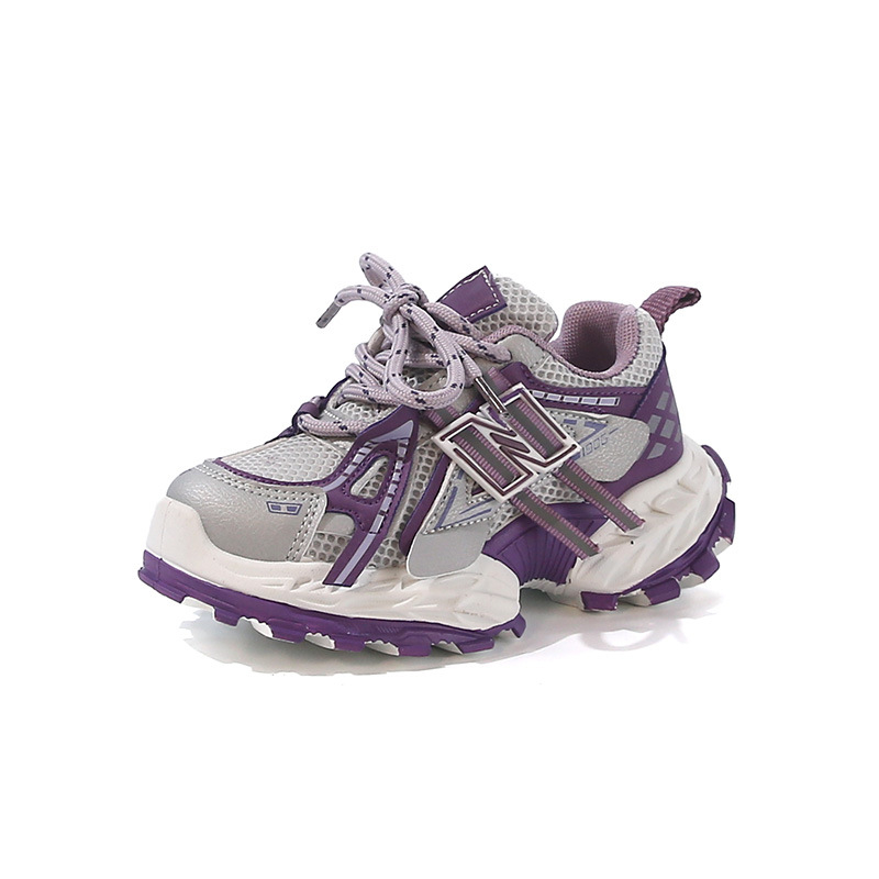 Pantofi pentru copii în stil dad shoes pentru toamnă, pantofi sport din plasă respirabilă, pantofi de alergare casual