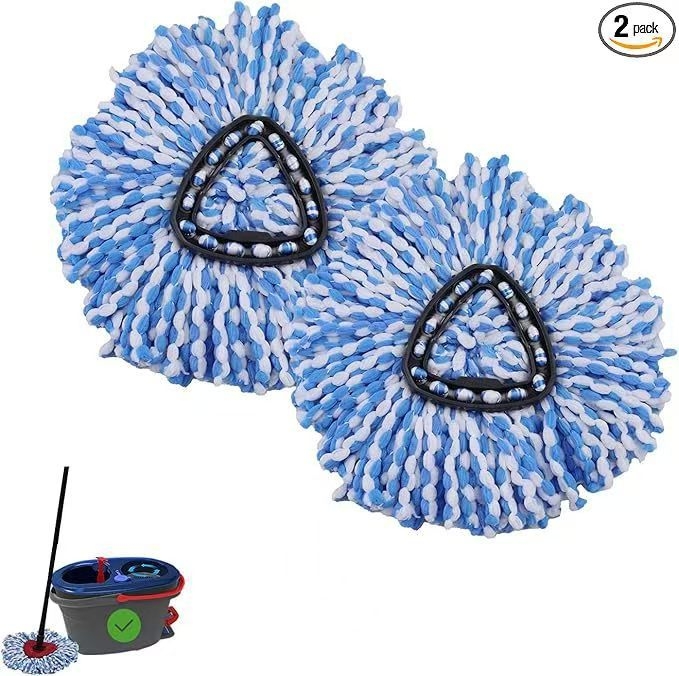 Zamjena rotirajuće glave mop-a i četke za pod u kupaonici, mikrovlakna glava mop-a za sve tvrde podove