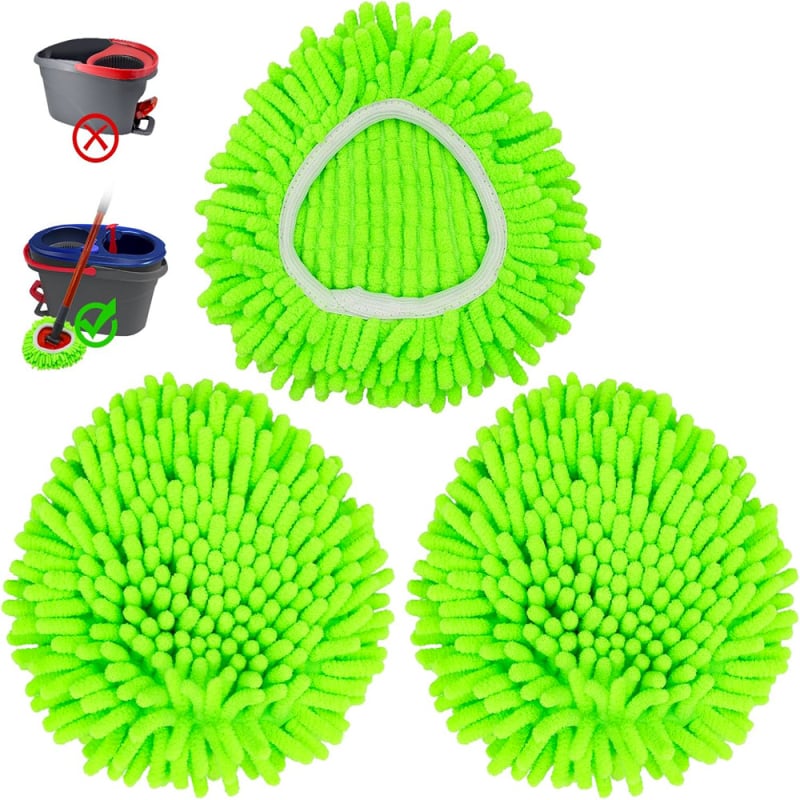 Zamjenska glava za rotirajući mop Vileda/O-Cedar RinseClean, chenille, druga generacija