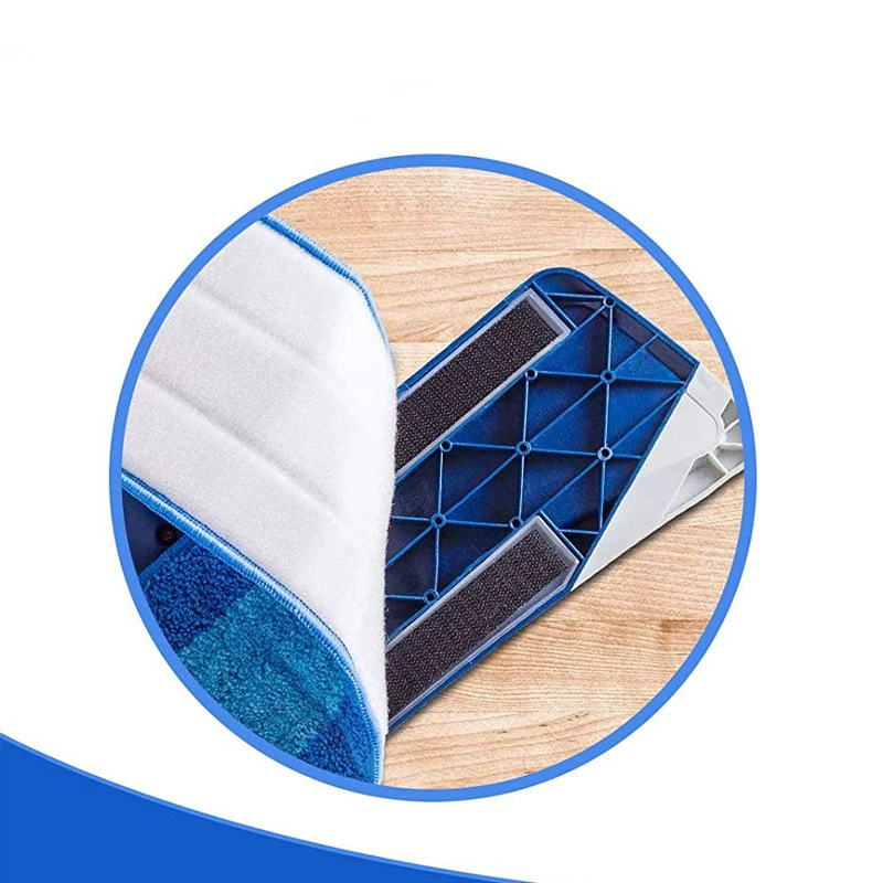 Microfiber plošna krpa za Bona mop s Velcro zatvaranjem, zamjenska krpa s apsorpcijom za mokro i suho korištenje