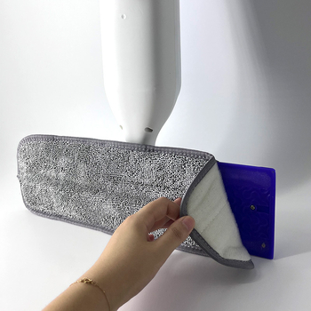 Univerzalna glava za mop s Velcro trakom – ravna vlaknasta tkanina