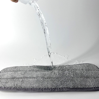 Univerzalna glava za mop s Velcro trakom – ravna vlaknasta tkanina