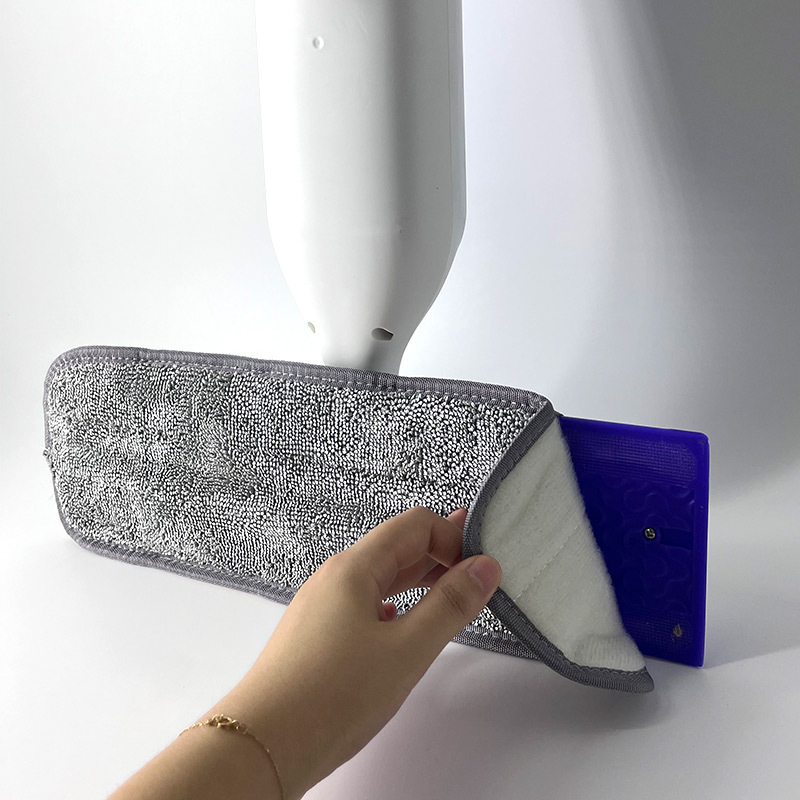 Univerzalna glava za mop s Velcro trakom – ravna vlaknasta tkanina