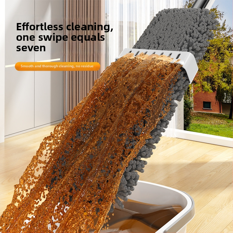 Plochý mop Chenille 42 cm pre suché a mokré čistenie