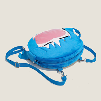 Baršunasti crossbody ruksak s unutarnjom pretinicom, gradski stil, zatvarač, za svakodnevnu upotrebu