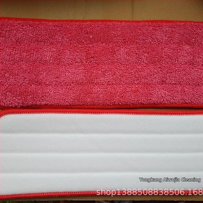 Náhradná handrička na plochý mop, 42×38×14 cm, ručné pranie, so suchým zipsom