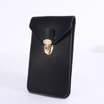 Geantă de talie pentru telefon, textură din piele sintetică microfibră, 6-7 inch, verticală, multifuncțională