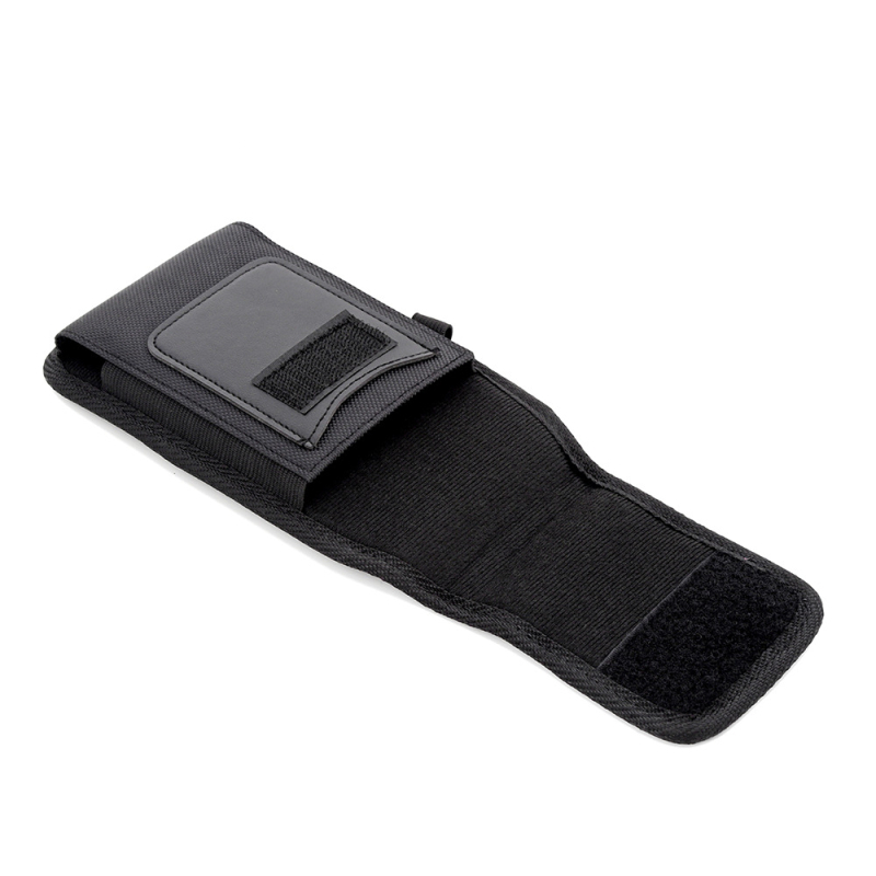 Geantă de talie pentru telefon, bărbați, din Oxford, design vertical, de purtat pe curea, portofel pentru monede din nylon