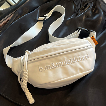 Najlon Crossbody torba za biciklizam, unisex, gradski stil, proljeće 2025