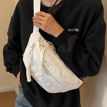 Najlon Crossbody torba za biciklizam, unisex, gradski stil, proljeće 2025