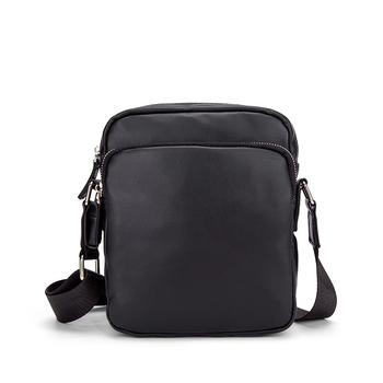 Geantă crossbody pentru bărbați din PU – stil stradal coreean, impermeabilă, compatibilă cu laptop de 8 inci, pentru călătorii și utilizare zilnică