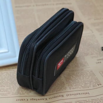 Geantă de talie pentru telefon, multifuncțională, mini buzunar pentru monede și chei, model camuflaj