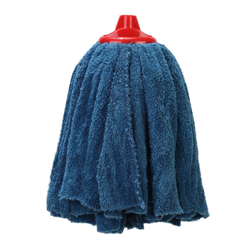 Cap mop din coral fleece, foarte absorbant, cap rotund, gros pentru uz casnic