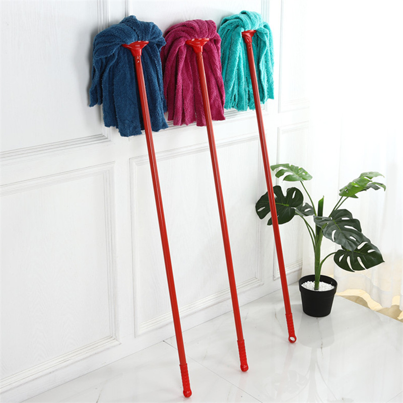 Cap mop din coral fleece, foarte absorbant, cap rotund, gros pentru uz casnic