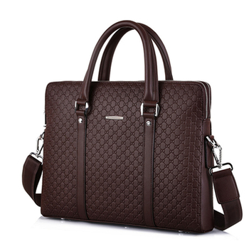 Férfi nemzetközi üzleti táska 2025 relief betűmintával, 14 hüvelykes laptoptáska vállon vagy crossbody