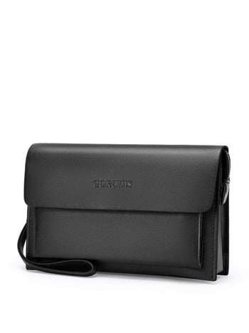 Muška kožna clutch torba s kombinacijskim zaključavanjem, velika kapaciteta, poslovno i opušten stil