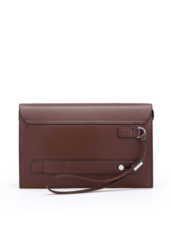 Muška kožna clutch torba s kombinacijskim zaključavanjem, velika kapaciteta, poslovno i opušten stil