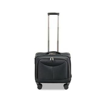 16 ιντσών αποσκευή unisex με Oxford ύφασμα, τροχοί 360°, ελαφριά και αντιβακτηριακή, μπροστινό άνοιγμα, επεκτειόμενη σχεδίαση, μινιμαλιστικό ήσυχο πολυτελές