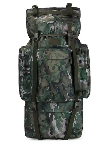 Ορειβατικό σακίδιο 110 L, unisex καμουφλάζ για κατασκήνωση