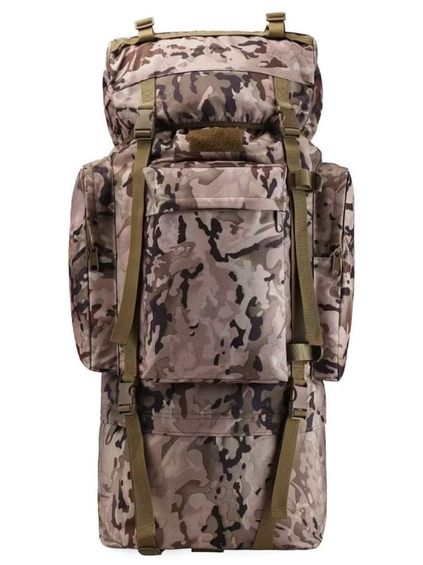 Ορειβατικό σακίδιο 110 L, unisex καμουφλάζ για κατασκήνωση