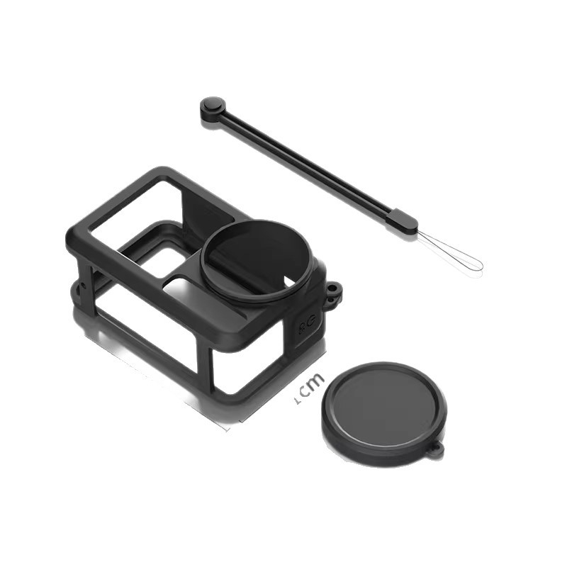 Silikonsko zaštitno kućište za DJI Action 5 Pro/4/3, poklopac za objektiv i kućište otporno na padove