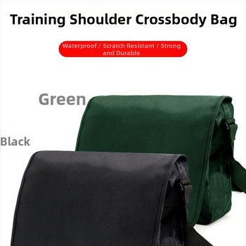 Nová čierna vojensky zelená crossbody taška, Liberation štýl, taktická taška cez rameno pre vonkajšie športy, pohodlná plátenná nepremokavá cestovná taška
