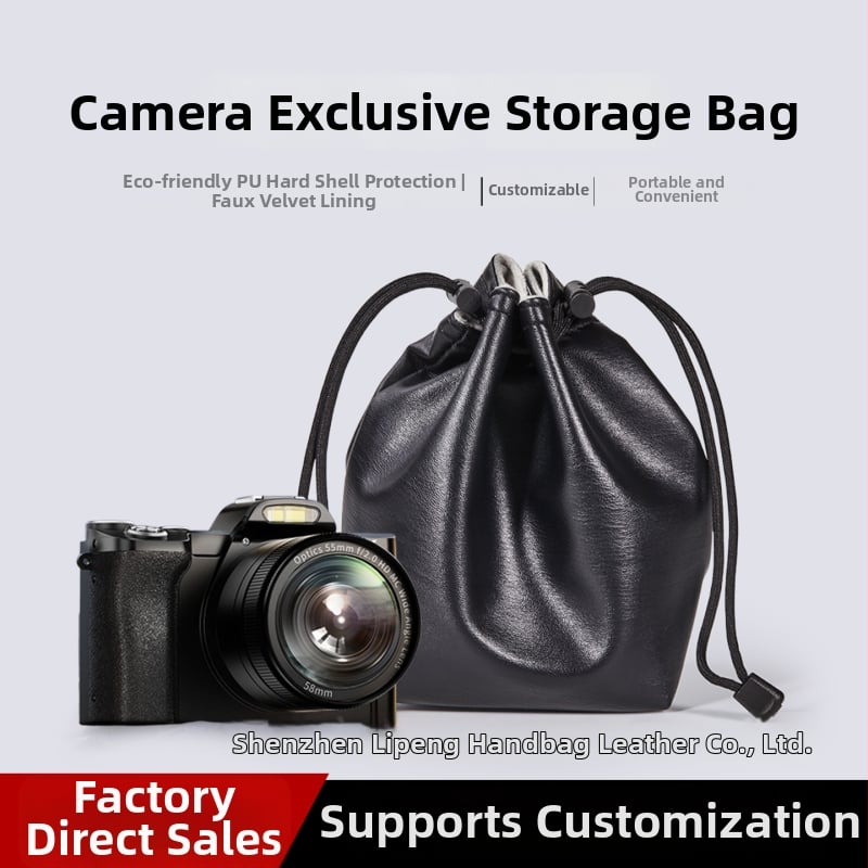 PU kožená taška na fotoaparát pre Fujifilm, Sony, drony a digitálne fotoaparáty