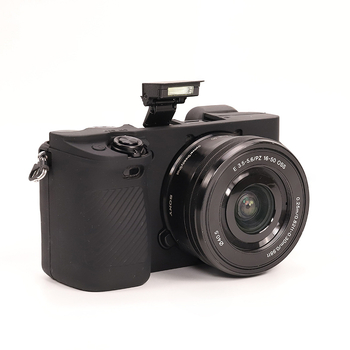 Szilikon tok Sony a6000 kamerához, kompatibilis az A6300 és az A6500 modellekkel, szilikon védelem