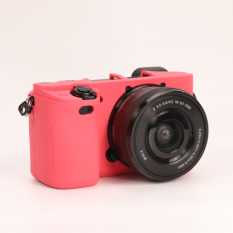 Szilikon tok Sony a6000 kamerához, kompatibilis az A6300 és az A6500 modellekkel, szilikon védelem