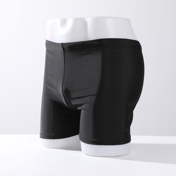 Muške kupaće hlače plus veličine, crne, boxer stil, za bazen i spa