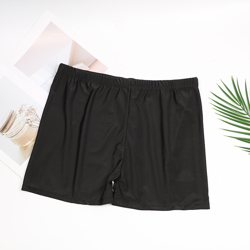 Muške kupaće hlače plus veličine, crne, boxer stil, za bazen i spa