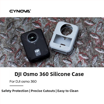 Silikónový ochranný kryt pre telo kamery DJI Osmo 360 panoramatickej akčnej kamery – proti škrabaniu, príslušenstvo