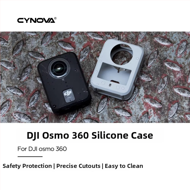 Silikónový ochranný kryt pre telo kamery DJI Osmo 360 panoramatickej akčnej kamery – proti škrabaniu, príslušenstvo