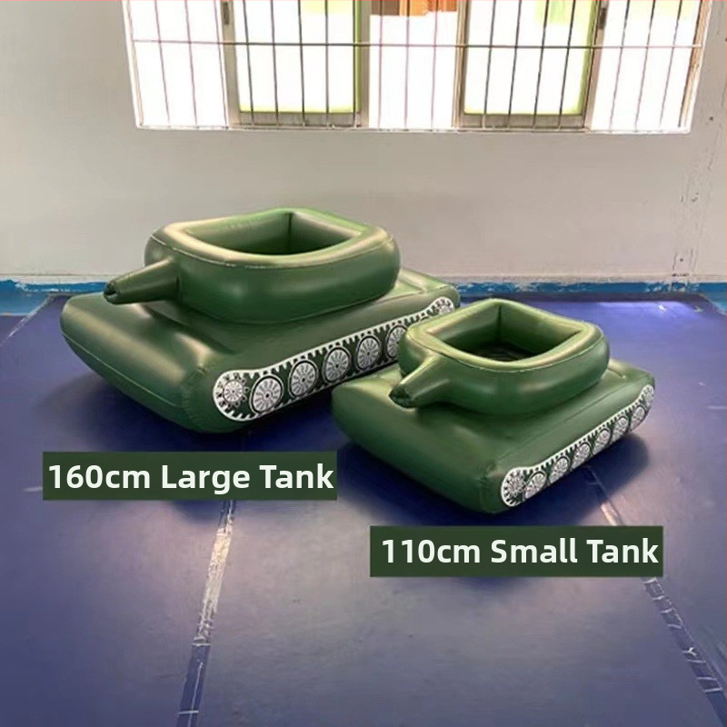 Nafukovací tank do bazéna so vodnou pištoľou a fontánou