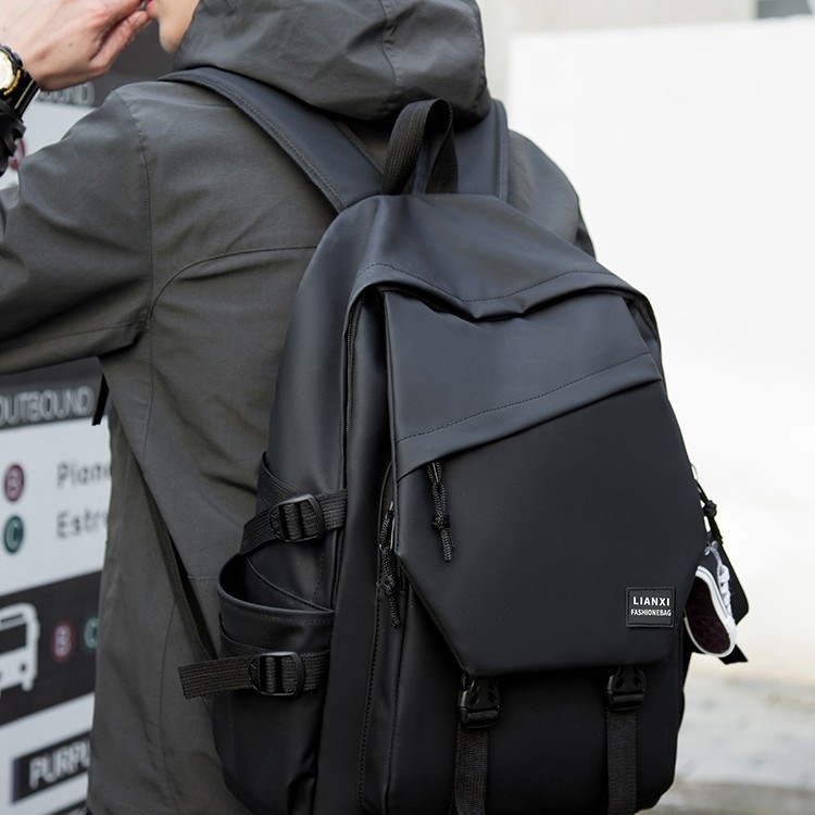 Unisex ruksak za laptop, za školu i putovanja, minimalističkog dizajna, velik kapacitet, vodootporan