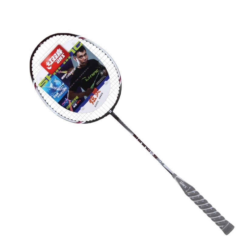 Ρακέτα Μπάντμιντον DHS Red Double Happiness S6 Series από ανθρακονήνες ίνες, τύπος ελέγχου, υπερ-ελαφριά, ανθεκτική, λαβή που πλένεται